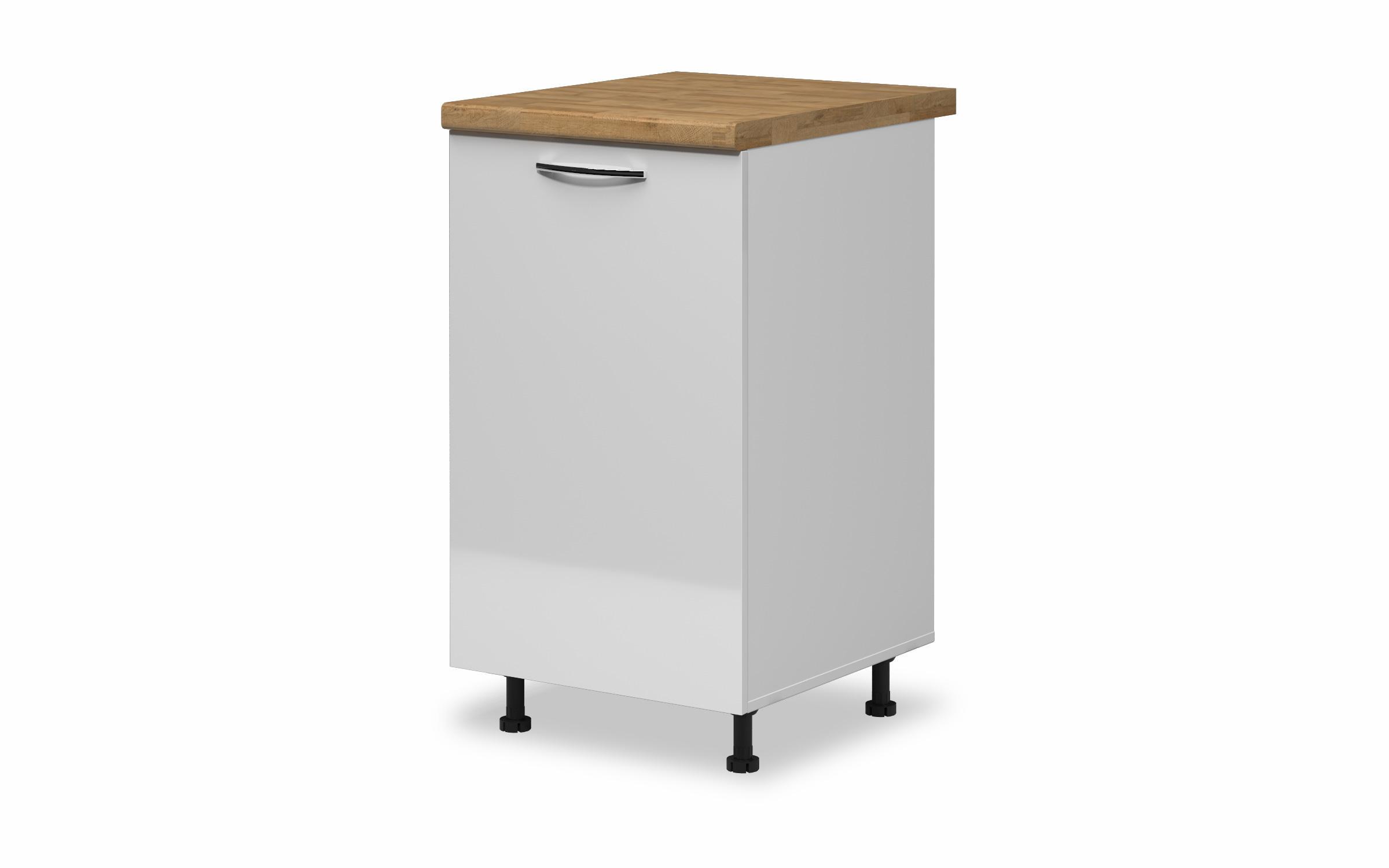 Kitchen cabinet Dakota 06, white gloss  1